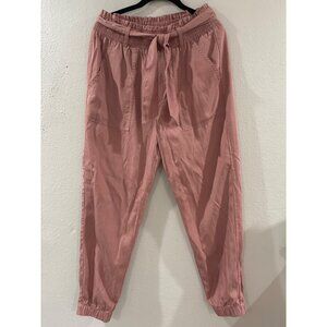 Abercrombie & Fitch pants womens Belted Utility Joggers Elastic Ankle NWT Medium